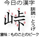 今日の漢字