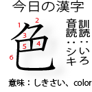 Hari ini kanji