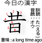 Hari ini kanji